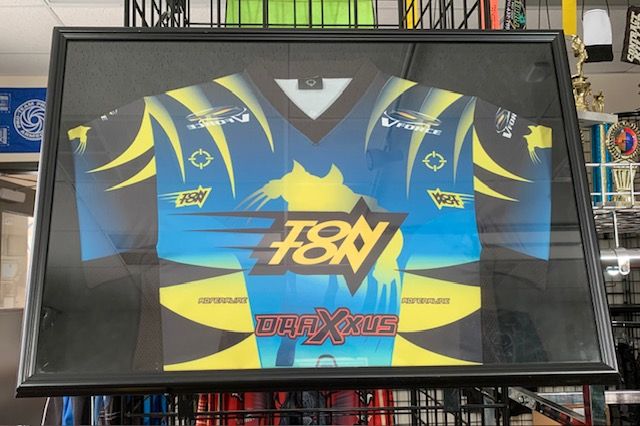 "Ton Tons" Framed Team Jersey 