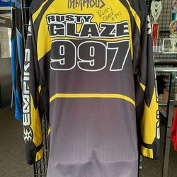 "Rusty Glaze" #997 Autographed Infamous Jersey