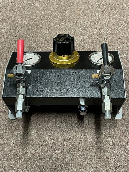 Paintball Air Cylinder Refill Panel w/Auto Air Bleed & Regulator
