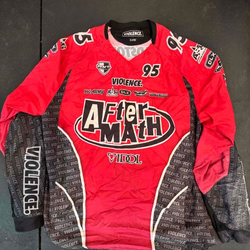 Aftermath 2024 Dallas Red Violence Jersey XL