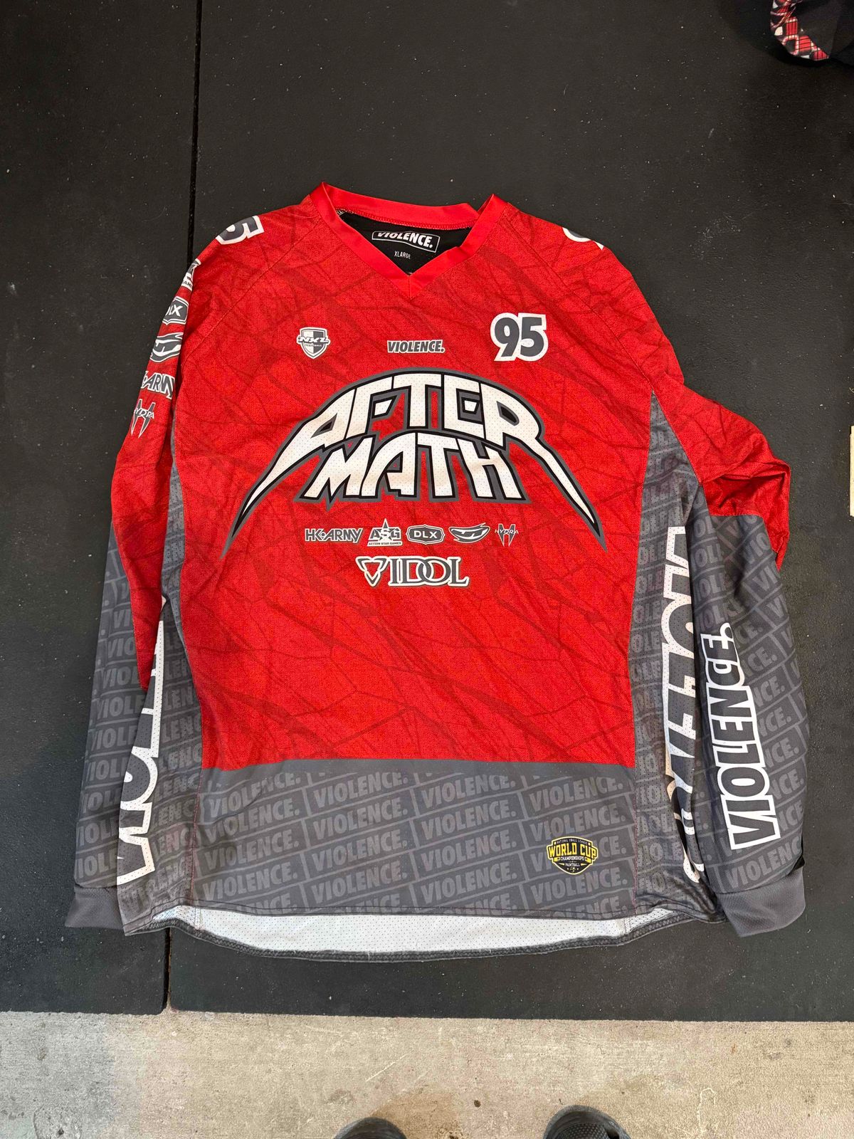 Aftermath 2024 World Cup Red Violence Jersey XL
