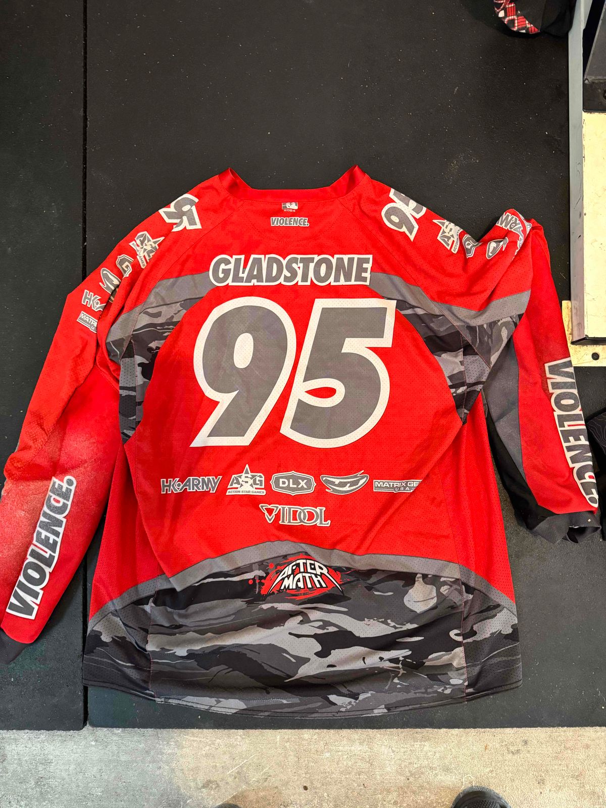 2024 Aftermath MAO Red Violence Jersey XL