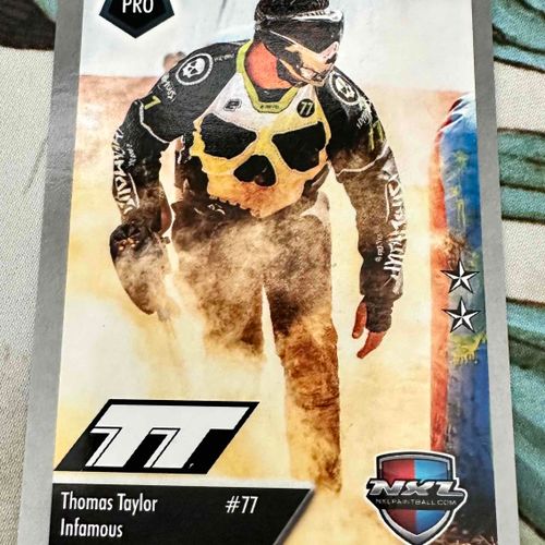 Paintball Trading cards - Thomas Taylor - Rare