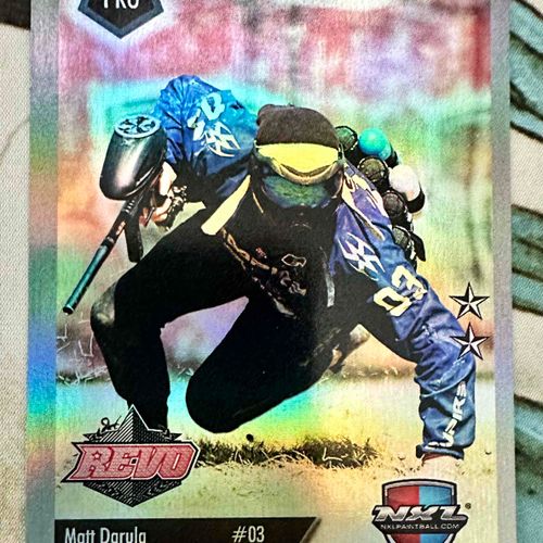 Paintball trading cards - Rare/uncommon/common