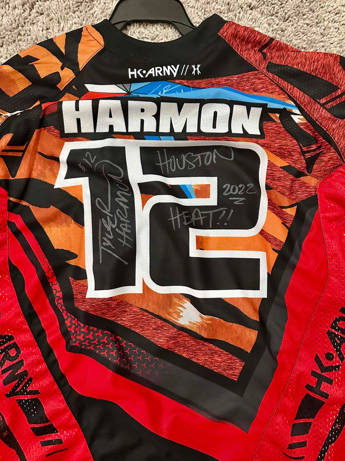 Tyler Harmon - Houston Heat - Tiger edition signed
