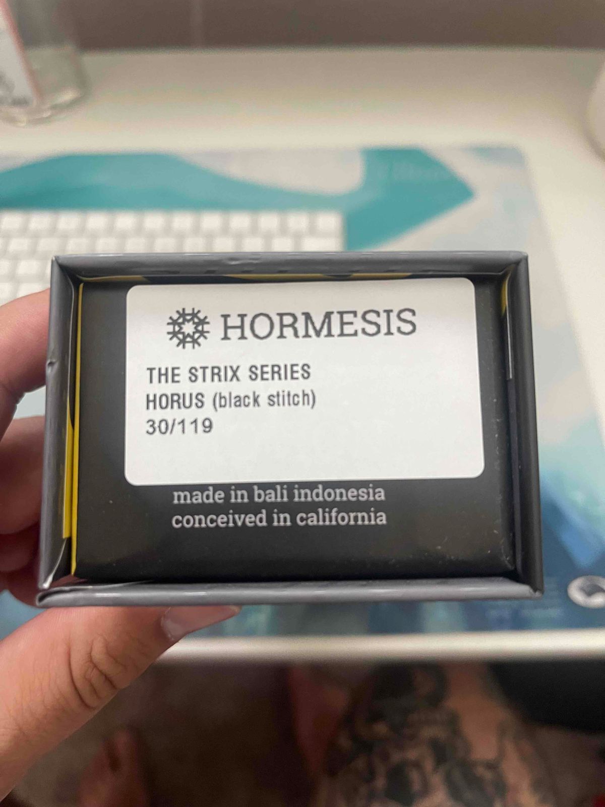 Hormesis - Strix Series - Hourus (Black Stich)