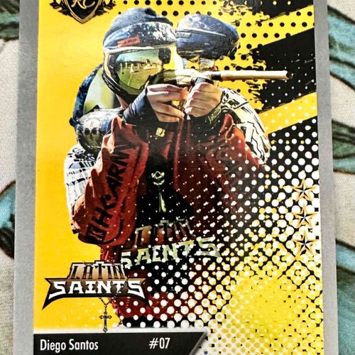 Paintball trading cards - Diego Santos - Rare