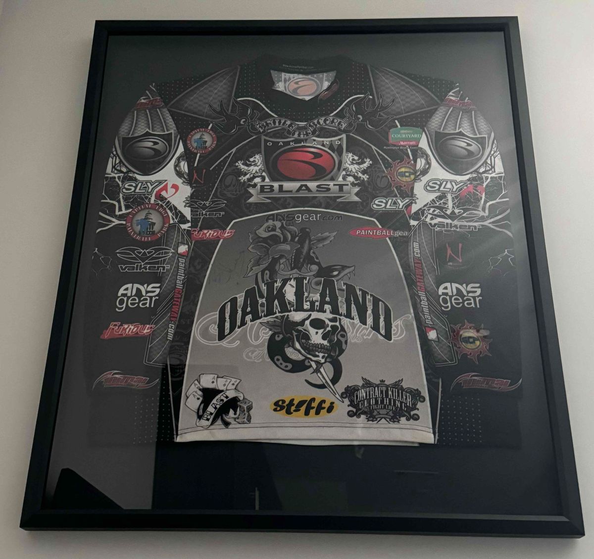Signed Oakland Blast Jason Bornstein Jersey
