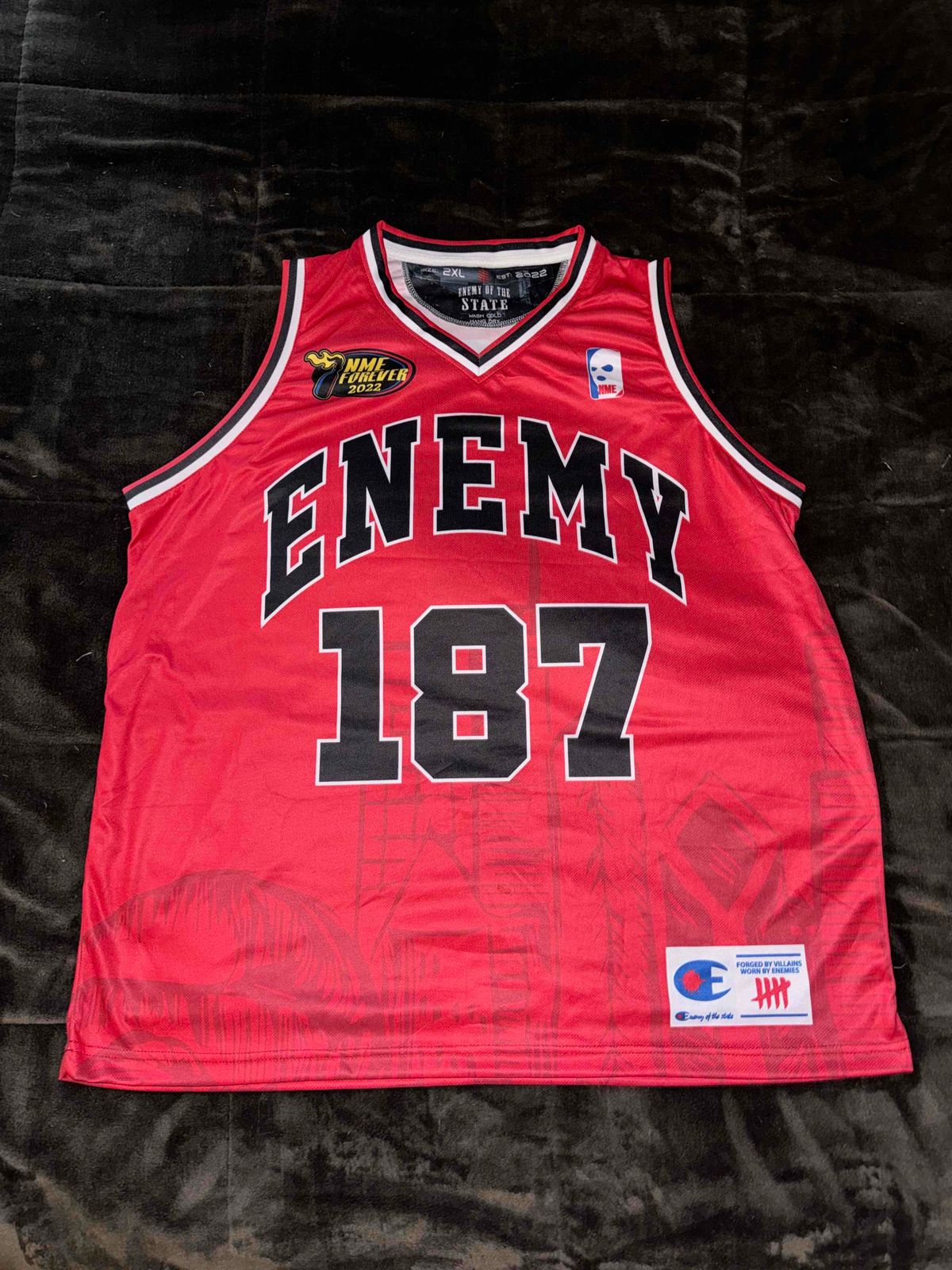Enemy Of The State NXL Chicago exclusive Basketball Jersey