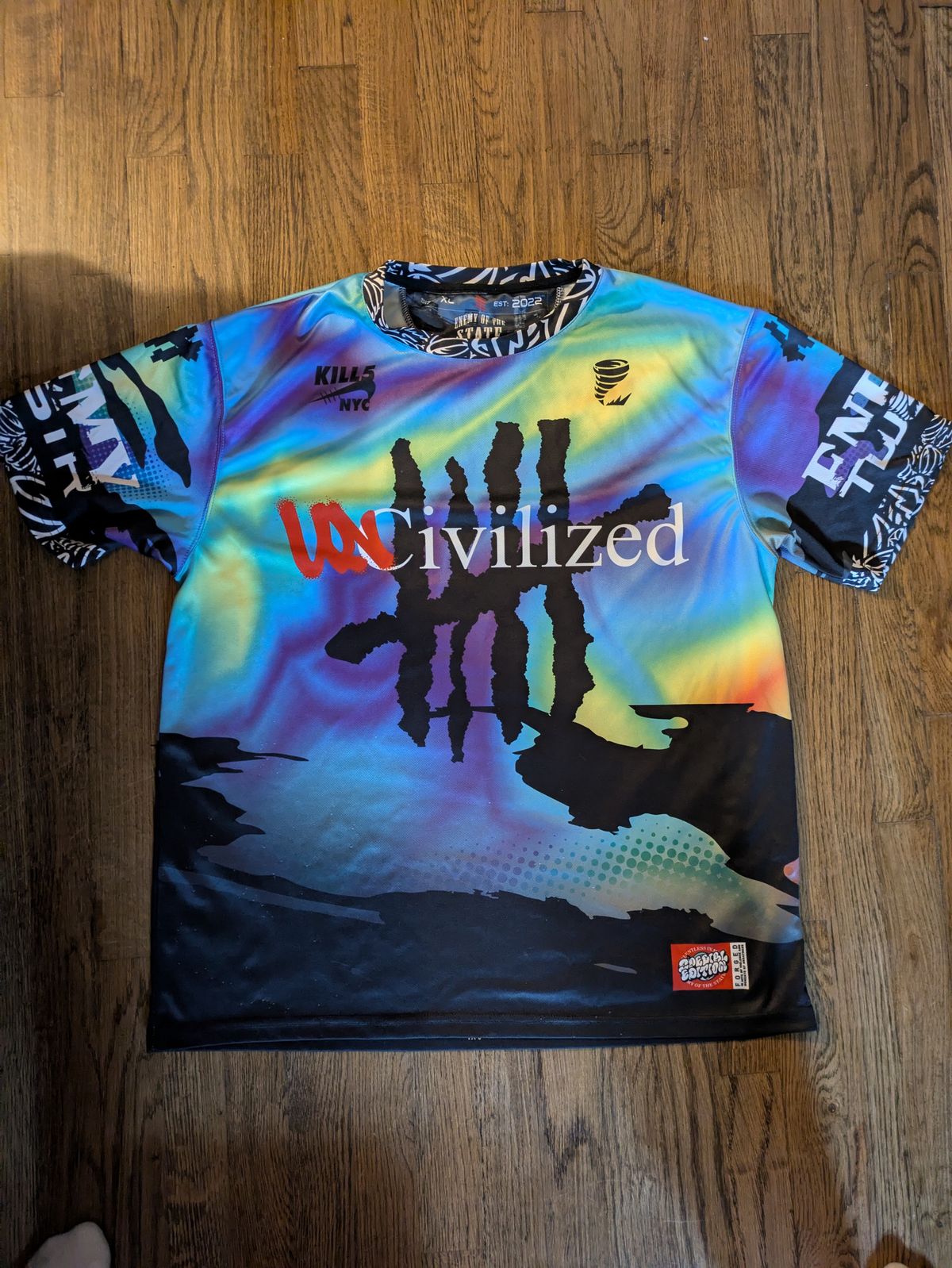 eots uncivilized tech tee 
