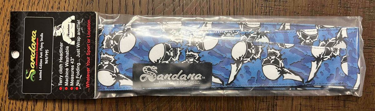 Limited Edition “Aoki” Flying Skulls Sandana Headband