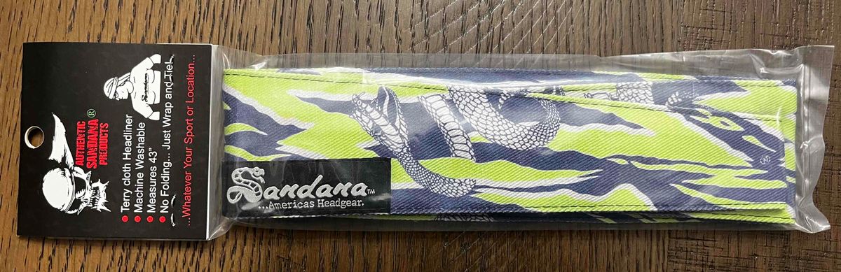 Corey Field “Full Send” Snakestripe Sandana Headband