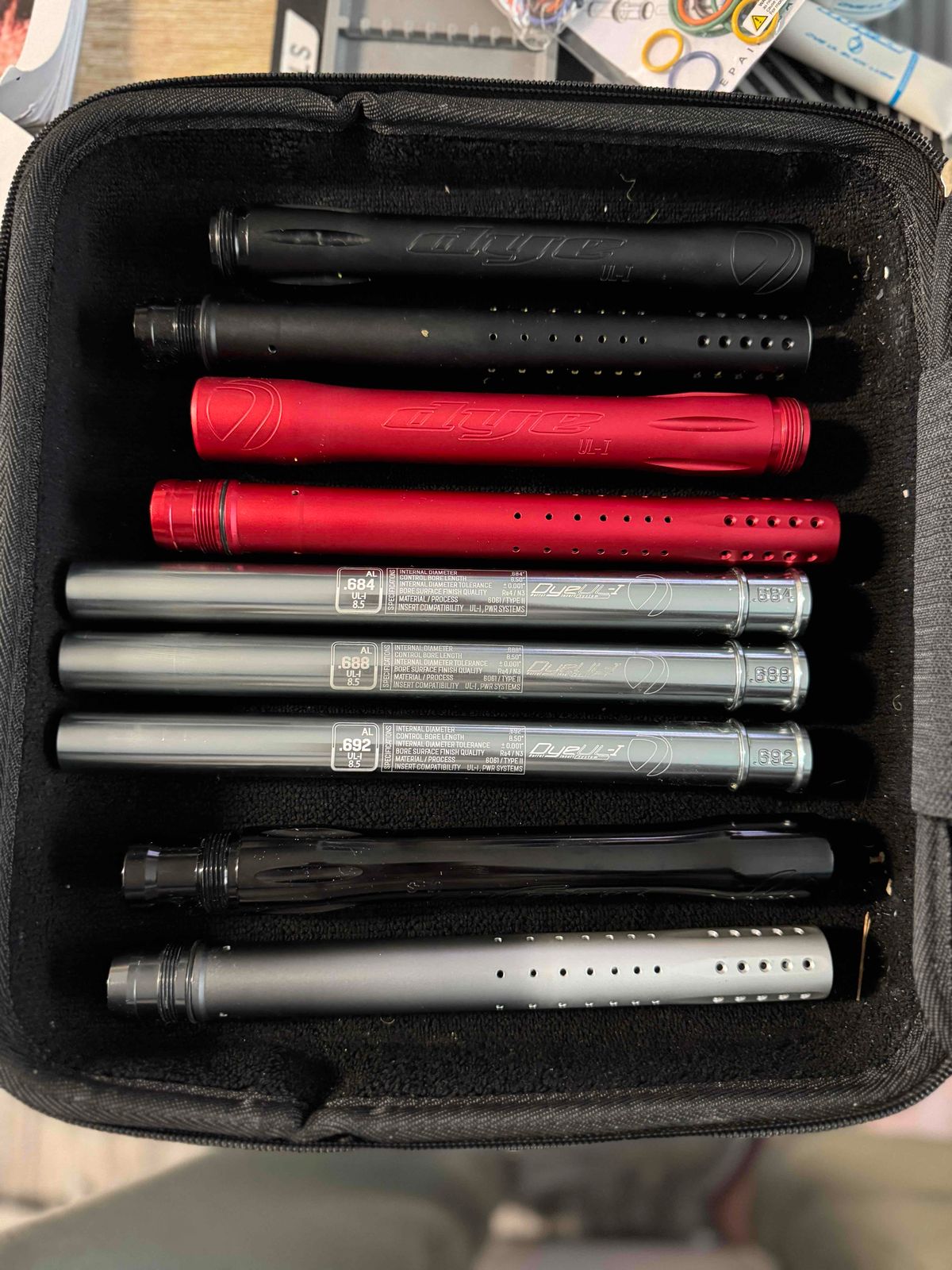 Icon DSR+ fade /im pro kit/freeflow bolt 2x UL-I barrel kits/full rebuild kit/hk case