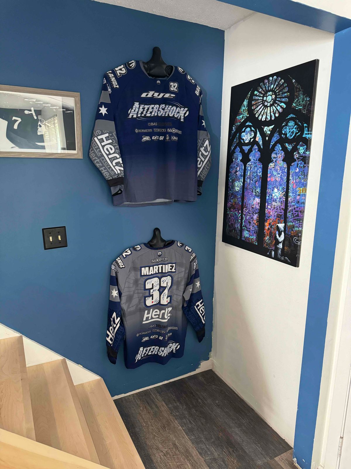 Aftershock MAO 2024 signed home/away jerseys/ Todd Martinez