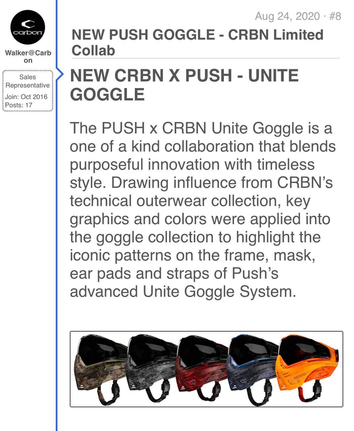 Push X Crbn collab 