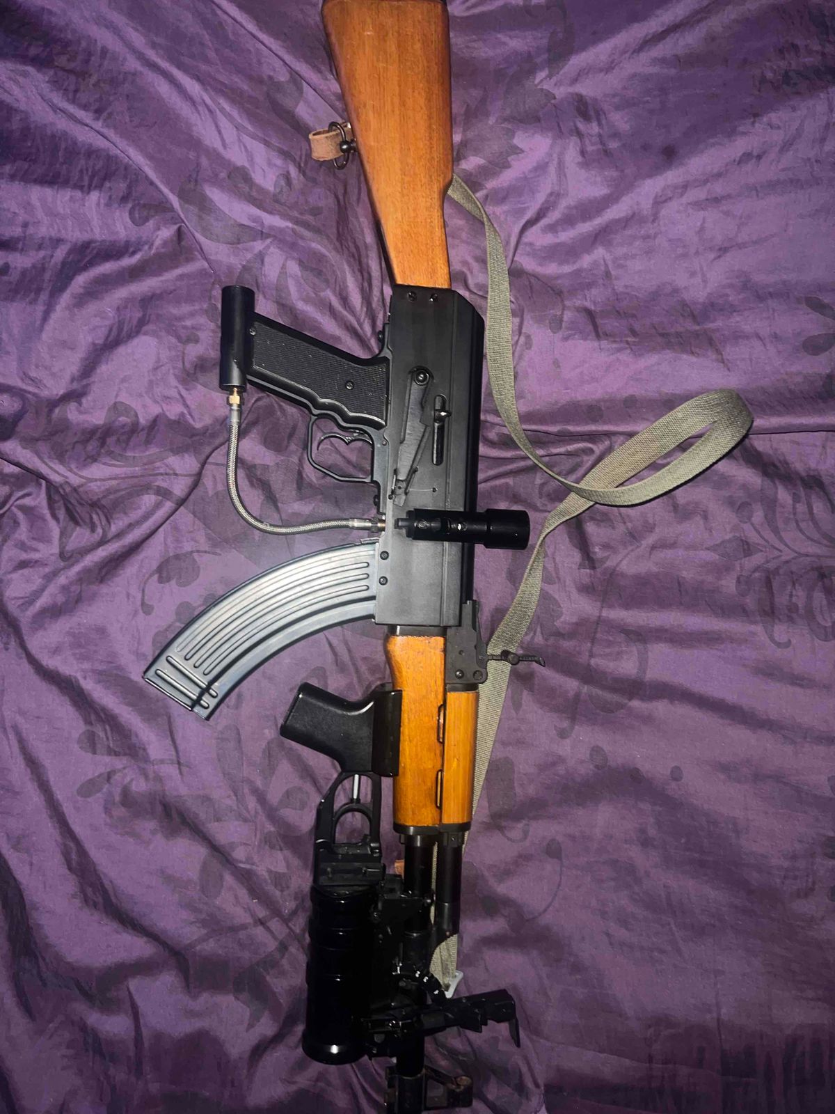 AK with underbarrel Launcher