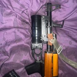 AK with underbarrel Launcher
