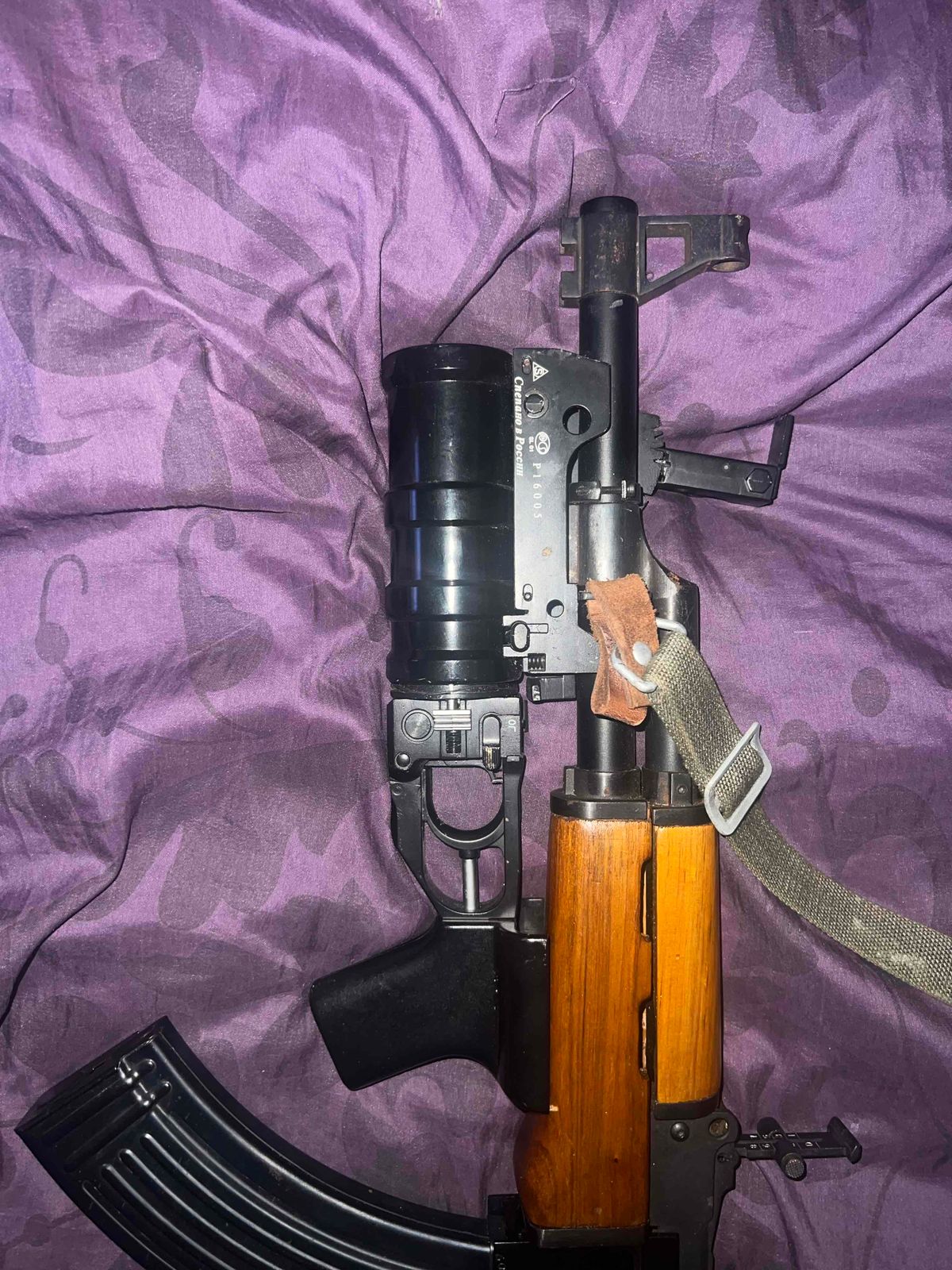 AK with underbarrel Launcher