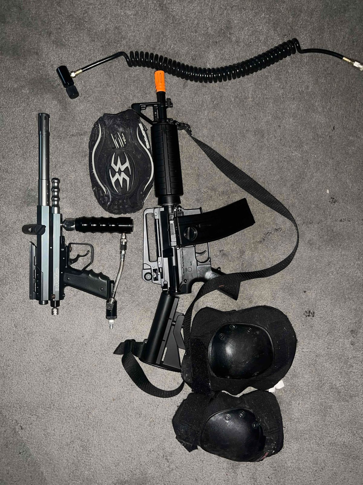 Marker and gear haul 