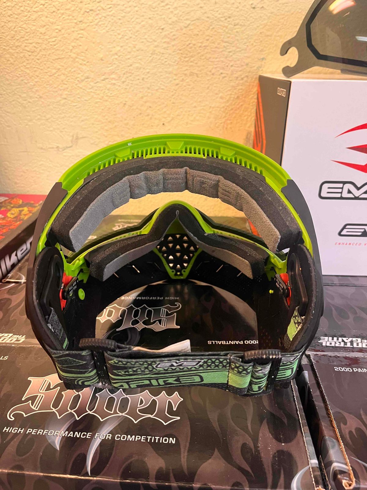 Lime Green Empire EVS Mask