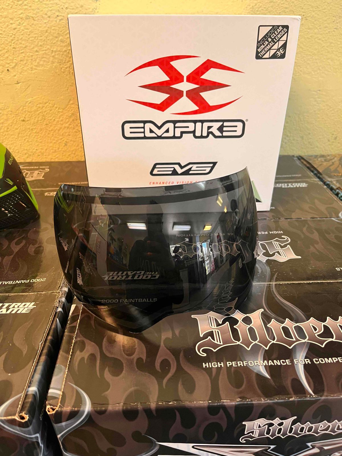Lime Green Empire EVS Mask