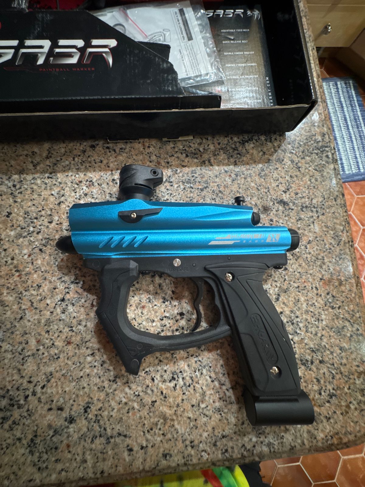 HK Army sabr paintball gun 