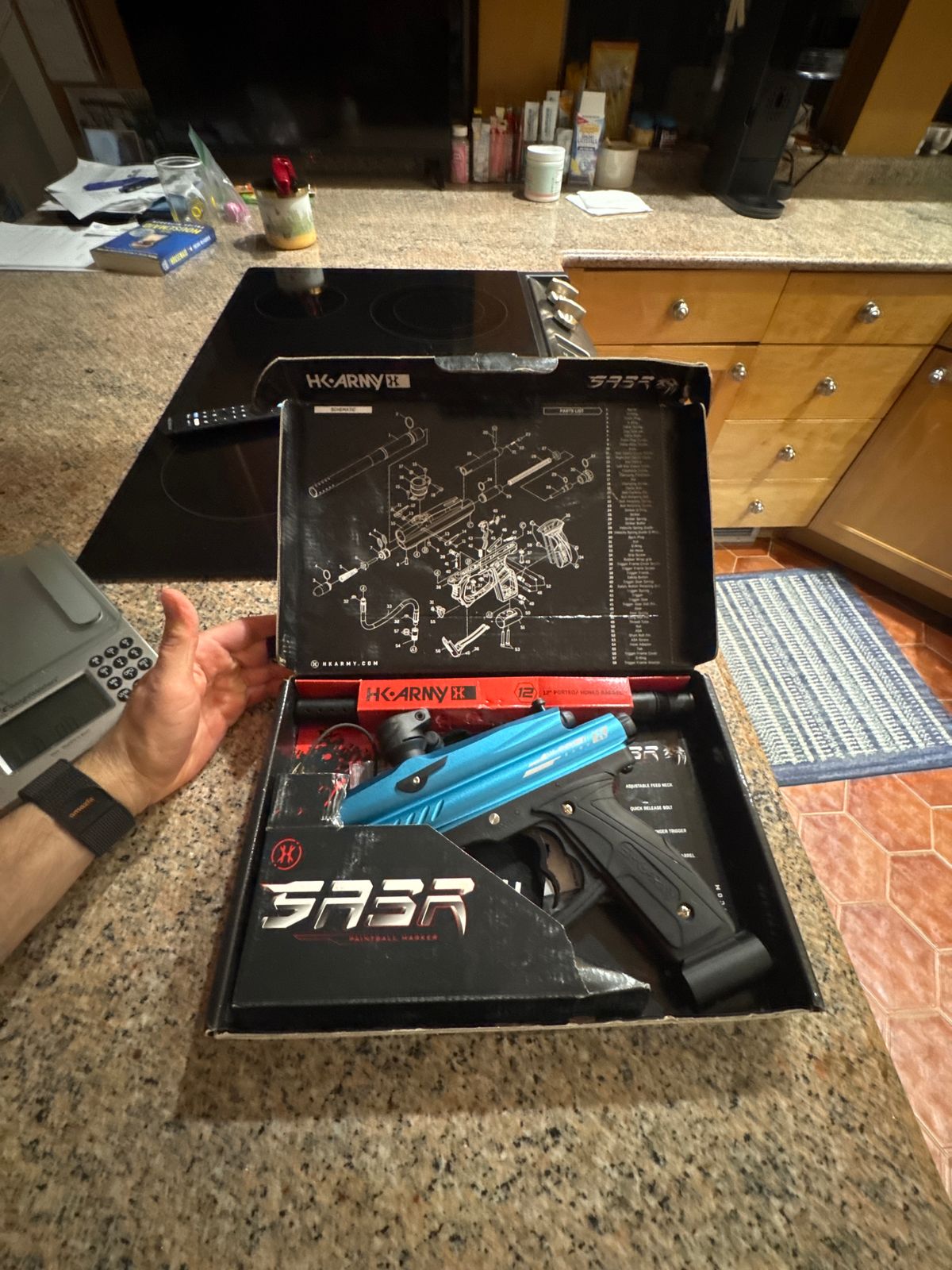 HK Army sabr paintball gun 