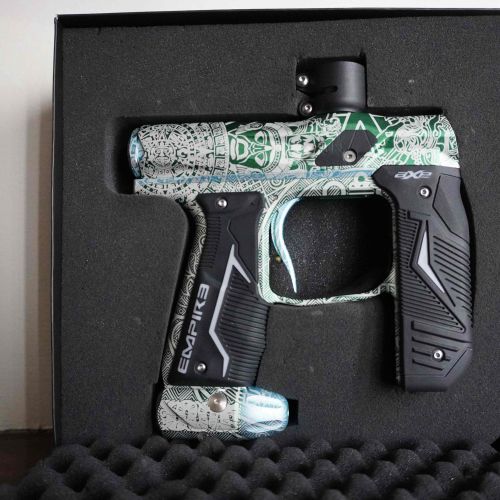 Empire Axe 2.0 Green Aqua Mayan Laser with OLED board installed