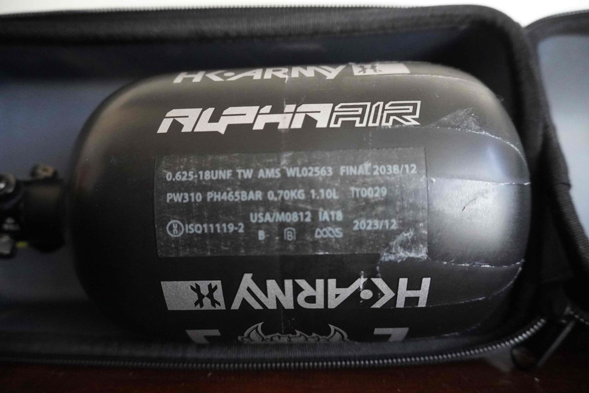 HK ARMY ALPHA AIR TANK - 68/4500 + CASE