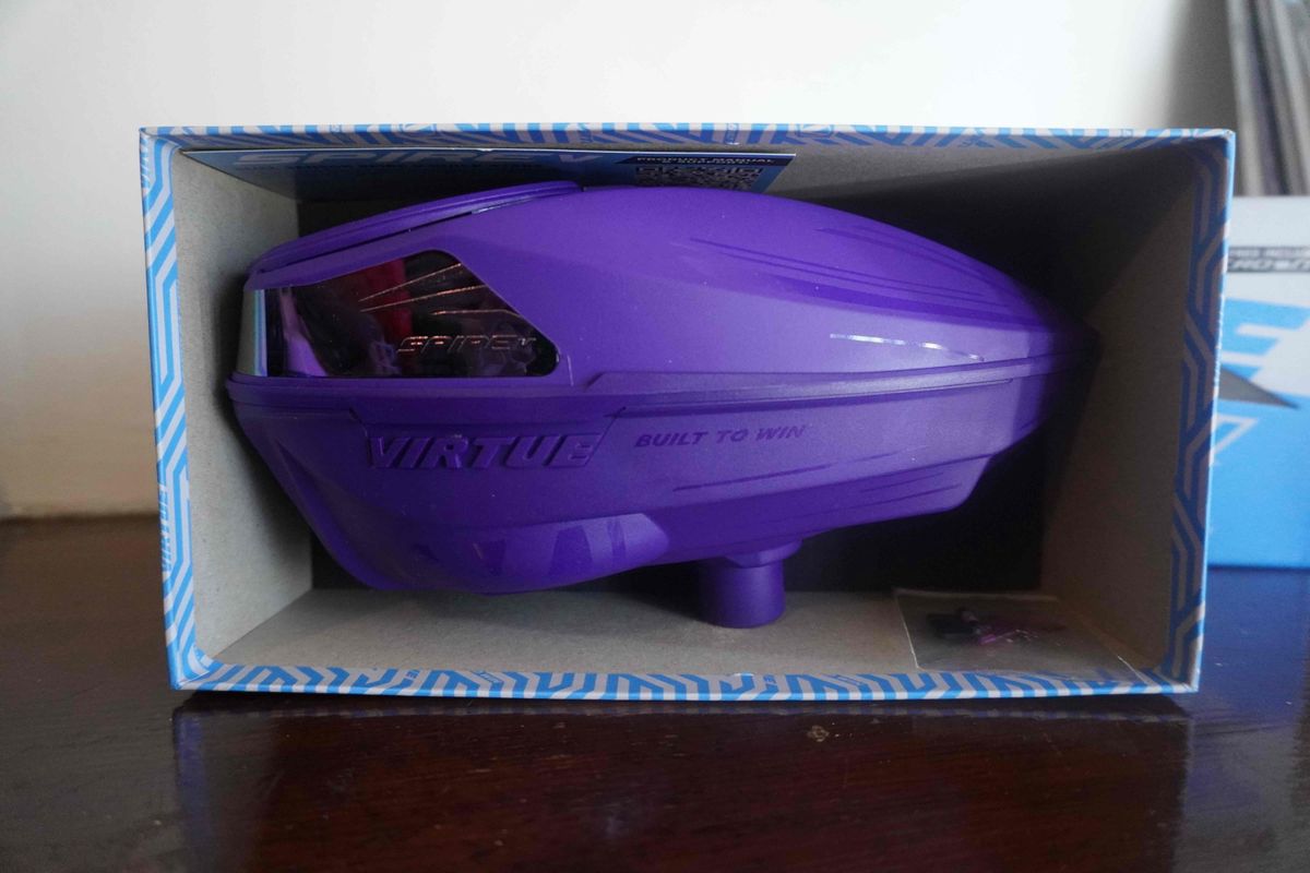 Virtue Spire V (5) paintball Loader Hopper - Purple Amethyst