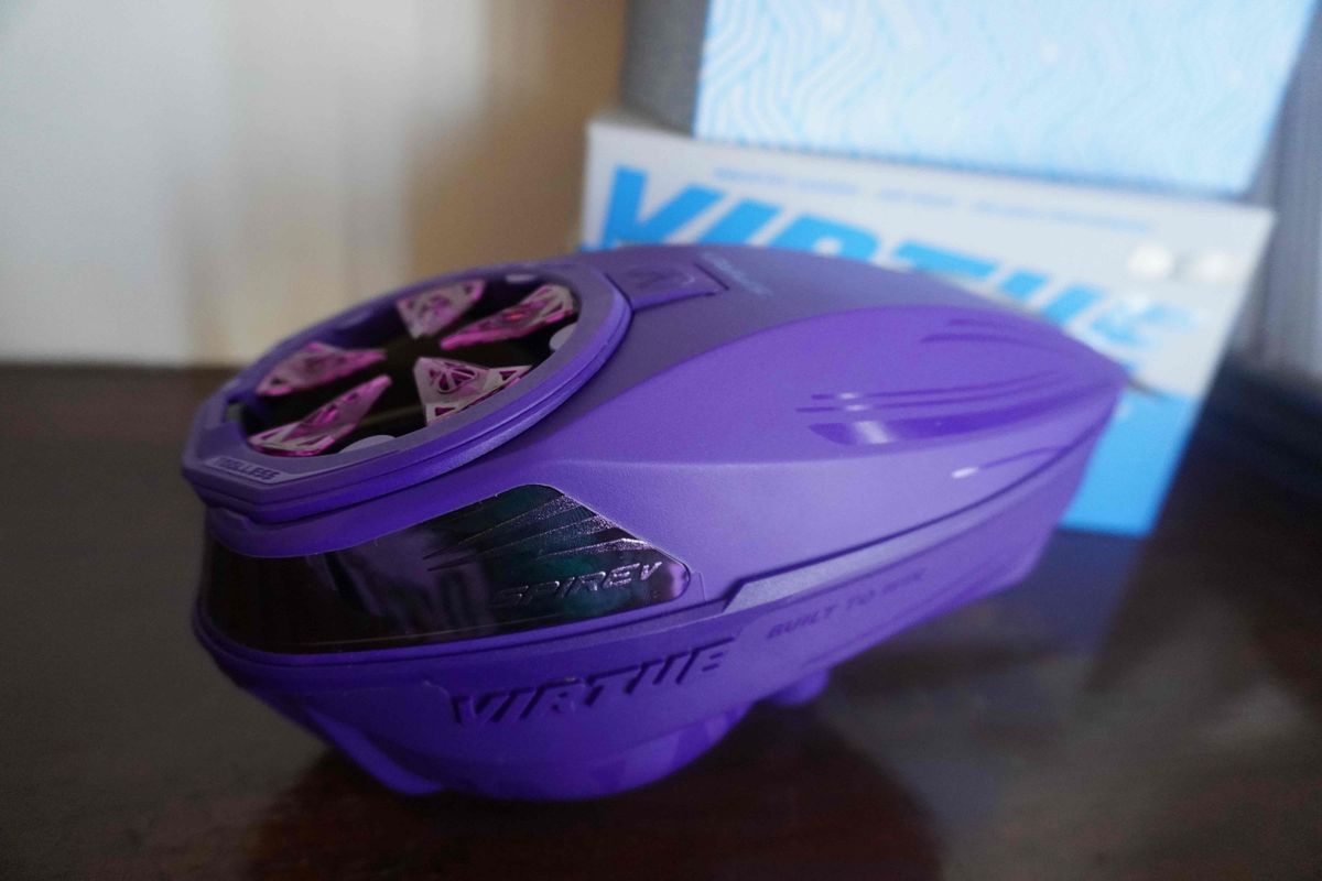 Virtue Spire V (5) paintball Loader Hopper - Purple Amethyst