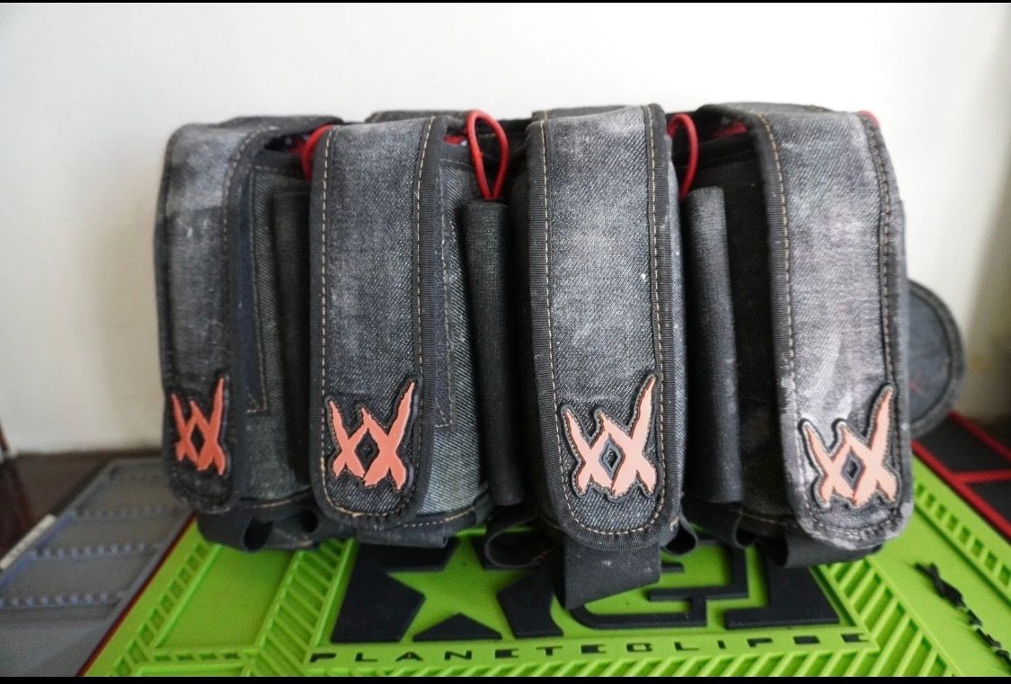 SD | Superdead Grafter Paintball Pod Pack/ Harness - SELVEDGE INDIGO Denim