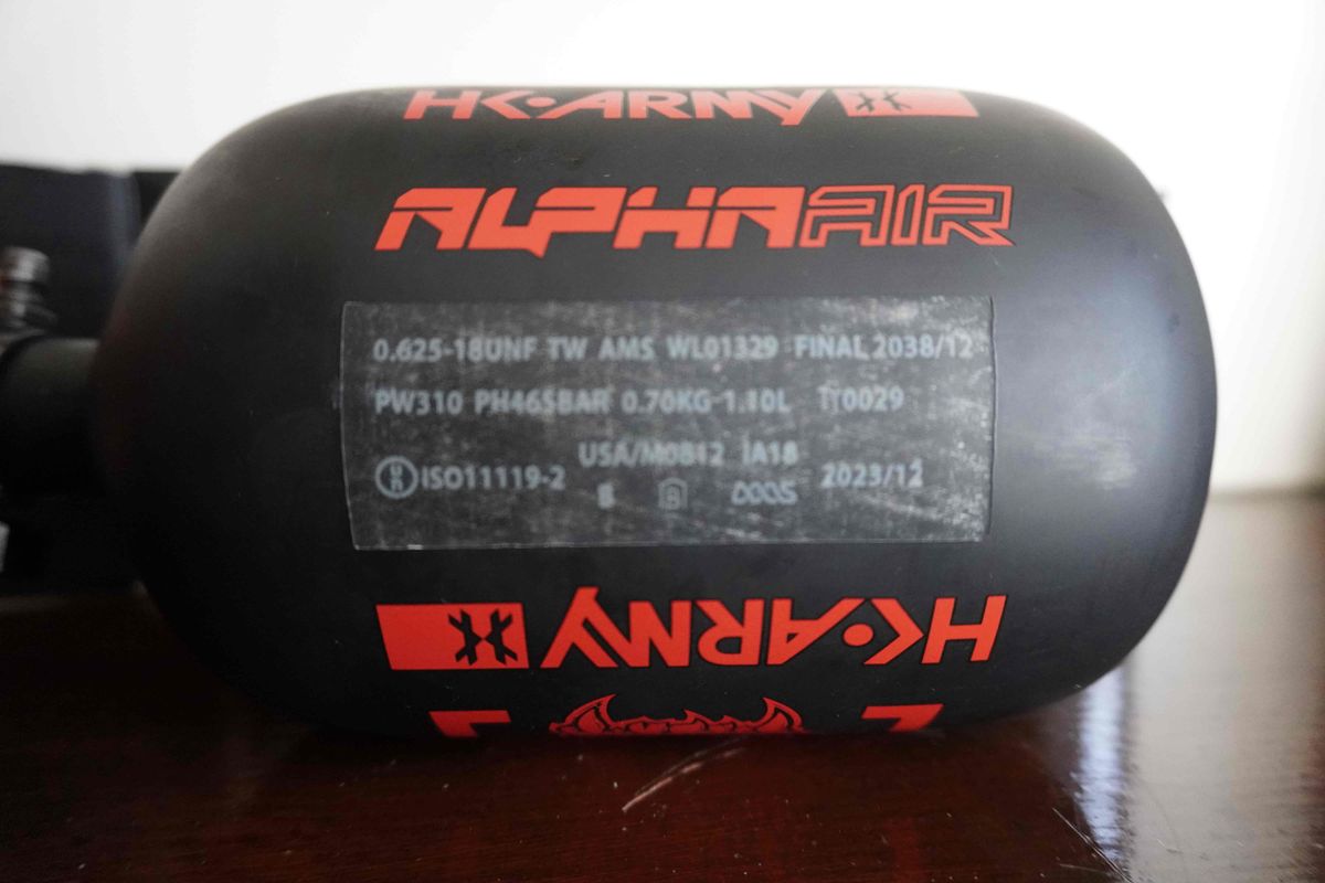 HK Army Alpha Air Tank w/ AEROLITE V2 PRO XT REGULATOR. - Doom - 68/4500 