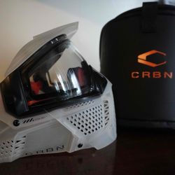 Carbon CRBN Zero Pro Paintball Mask (Less Coverage) - Clear
