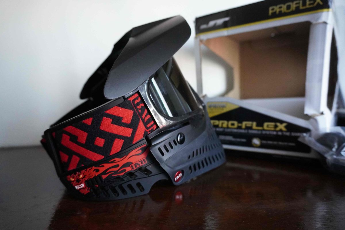 NEW JT PROFLEX DV8 PAINTBALL CUSTOM GOGGLE/MASK