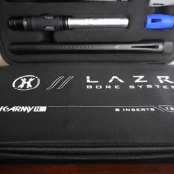HK Army LAZR Barrel Kit - Colored Inserts - AC Threads - Dust Black