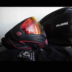Dye i5 2.0 Paintball Mask/Goggle - Fire + HK Army Case