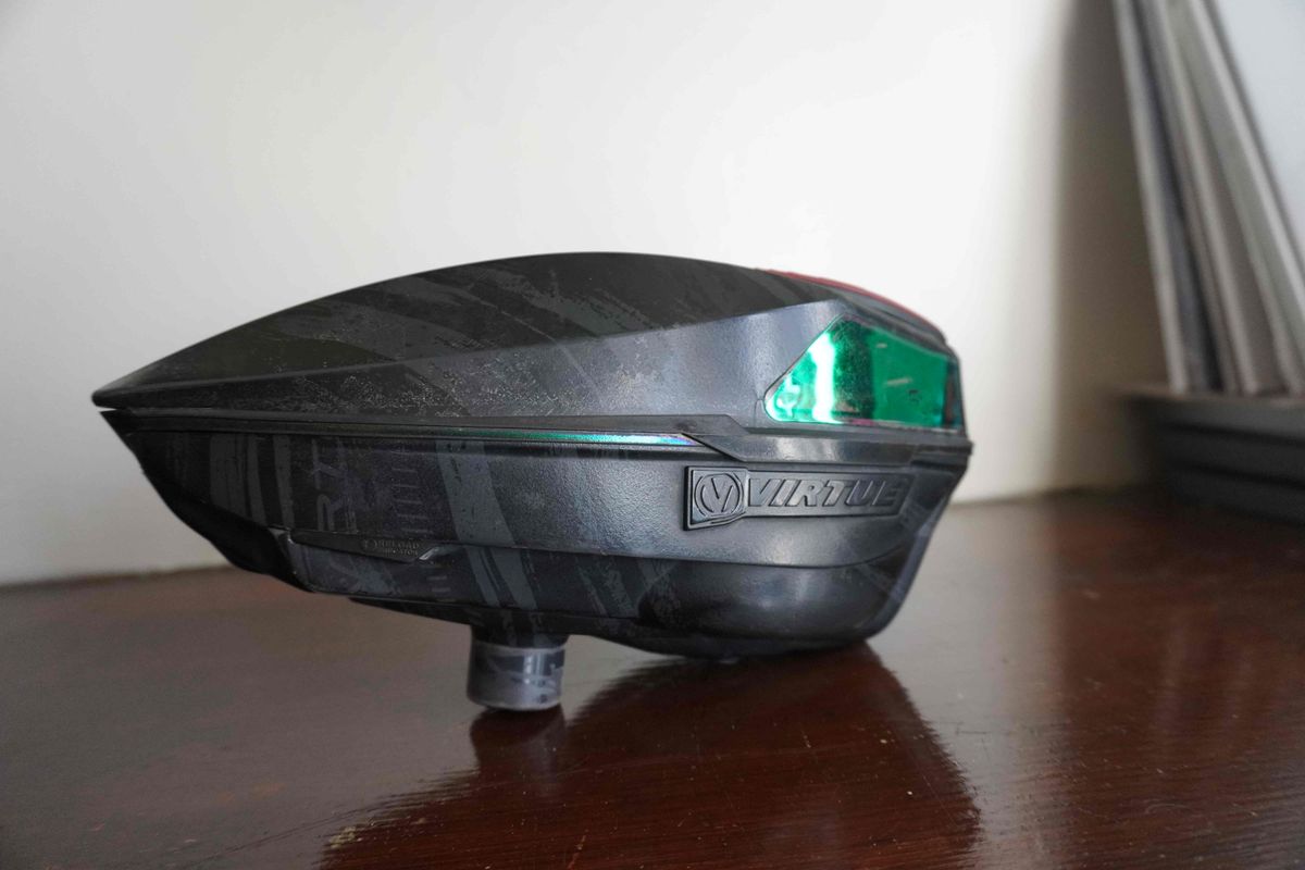 Virtue Spire IV (4) Paintball Hopper Loader + Bunkerkings NTR Speed Feed