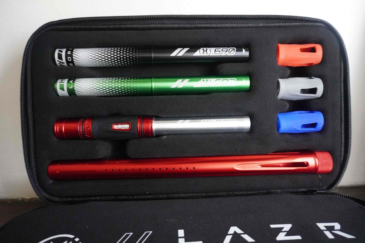HK Army 15" LAZR Barrel Kit With Colored Inserts - Dust Red