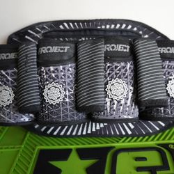 Project Bunkerkings FLY2 Paintball Pod Pack/ Harness - Grayscale