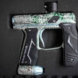 Empire Axe 2.0 Green Aqua Mayan Laser with OLED board installed