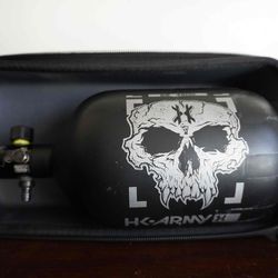 HK Army Alpha Air Tank w/ HP8 Regulator - Doom - 68/4500 + Valken Case