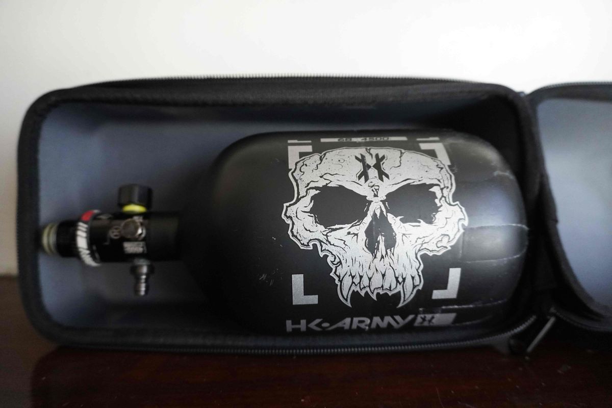 HK Army Alpha Air Tank w/ HP8 Regulator - Doom - 68/4500 + Valken Case