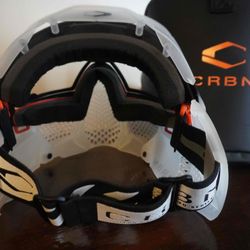 Carbon CRBN Zero Pro Paintball Mask (Less Coverage) - Clear