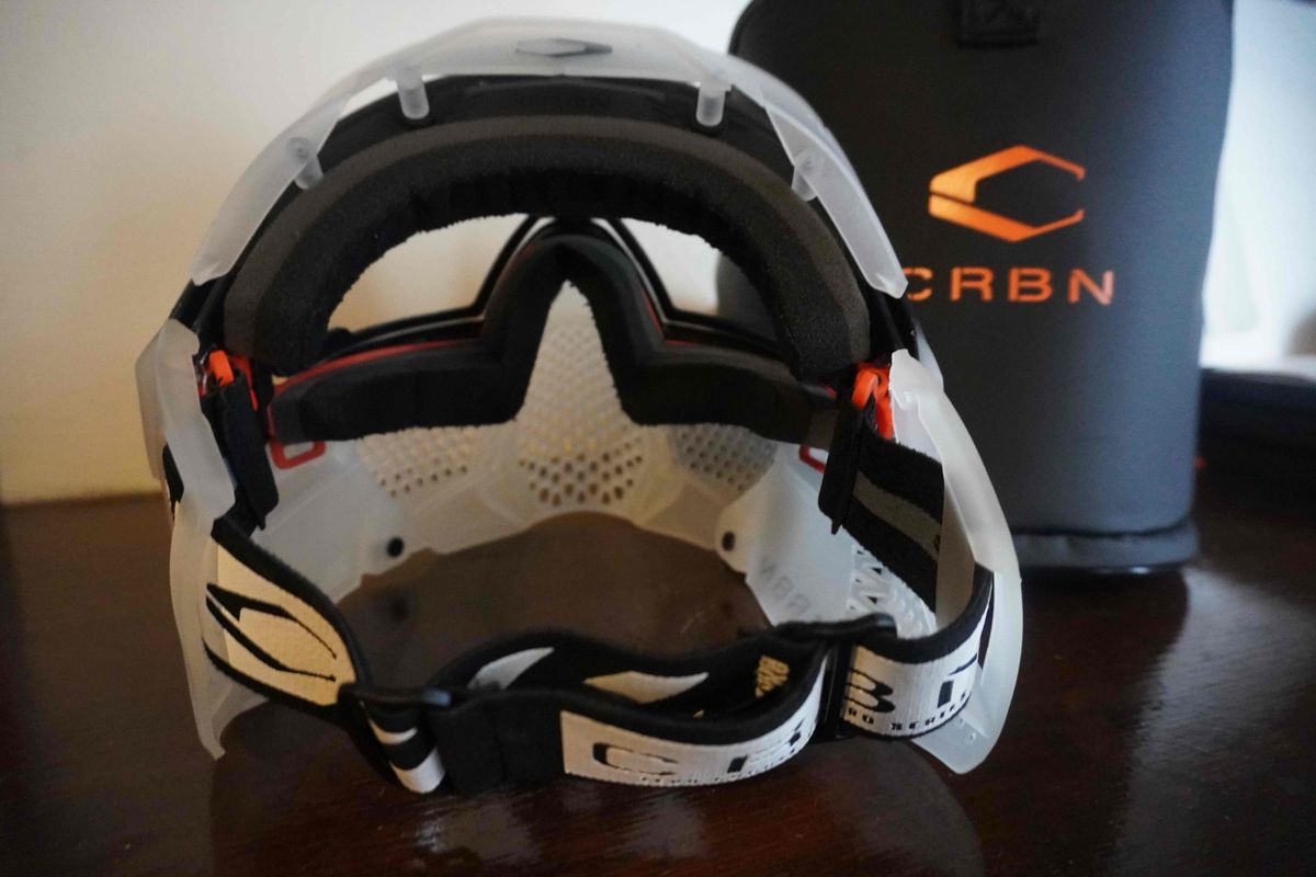 Carbon CRBN Zero Pro Paintball Mask (Less Coverage) - Clear