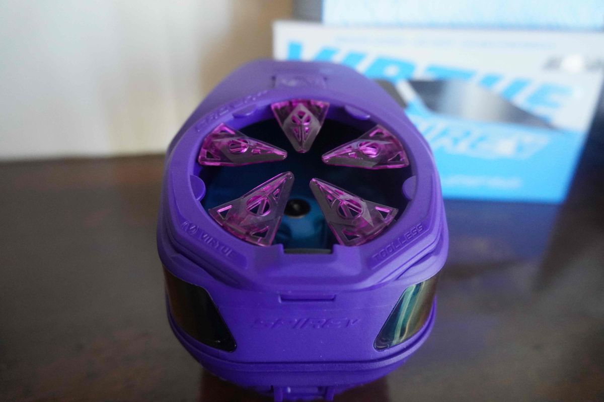 Virtue Spire V (5) paintball Loader Hopper - Purple Amethyst
