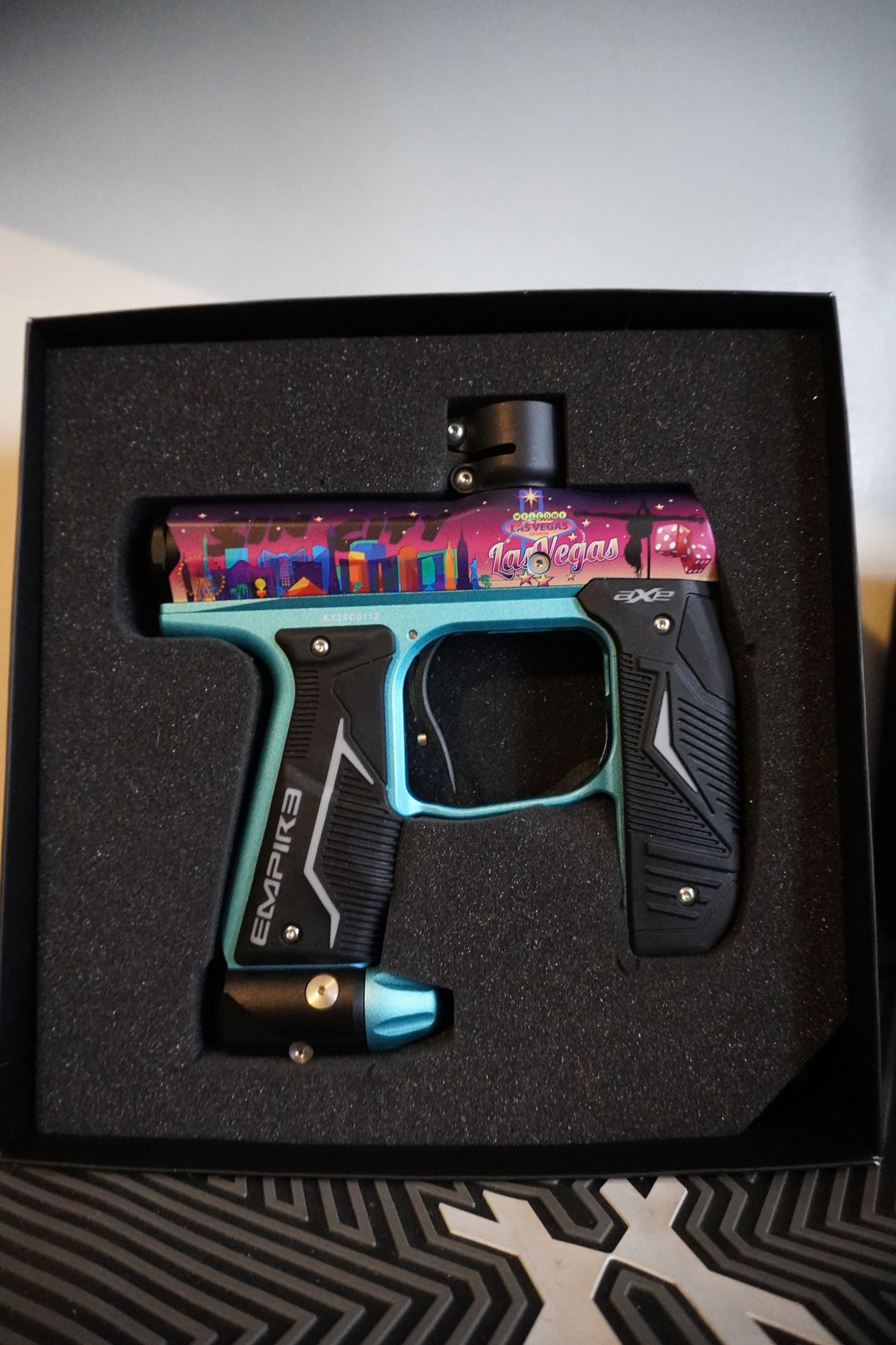 Empire Axe 2.0 Paintball Marker Gun - Limited Edition Sin City w/ Redline Board