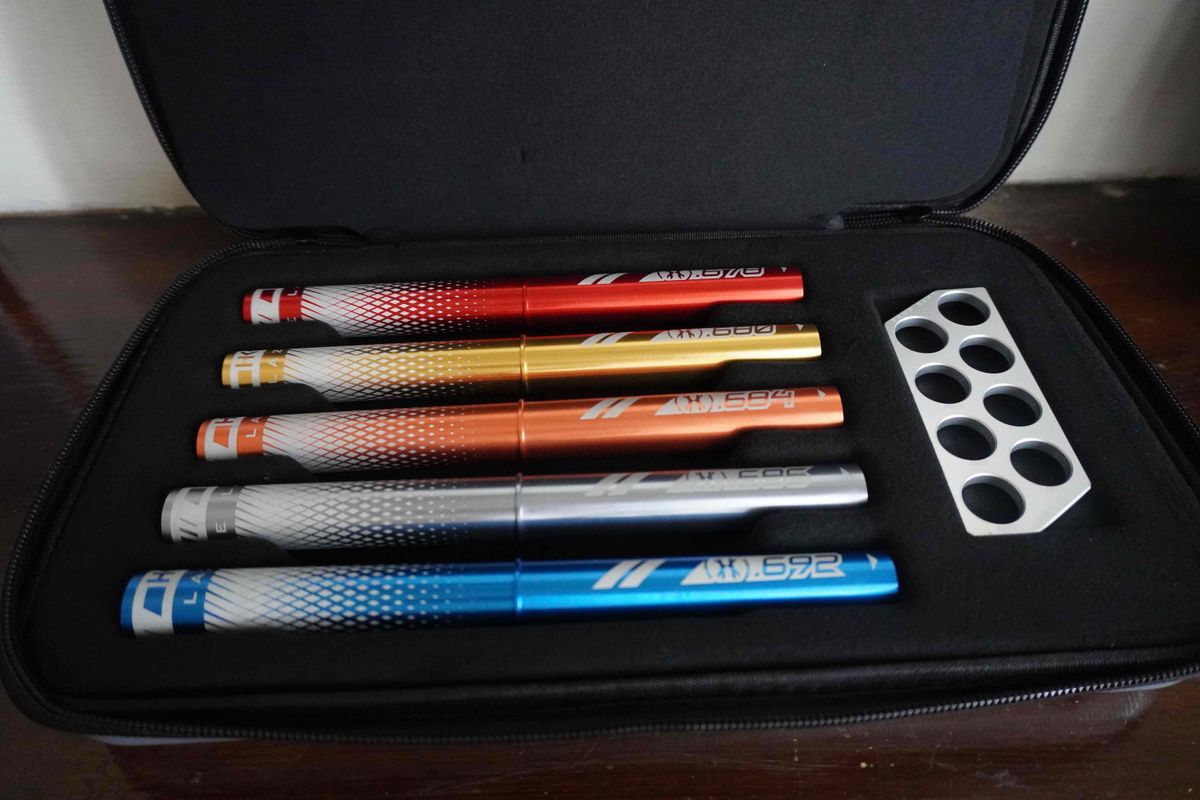HK Army 15" LAZR Barrel Kit With Colored Inserts - Dust Red
