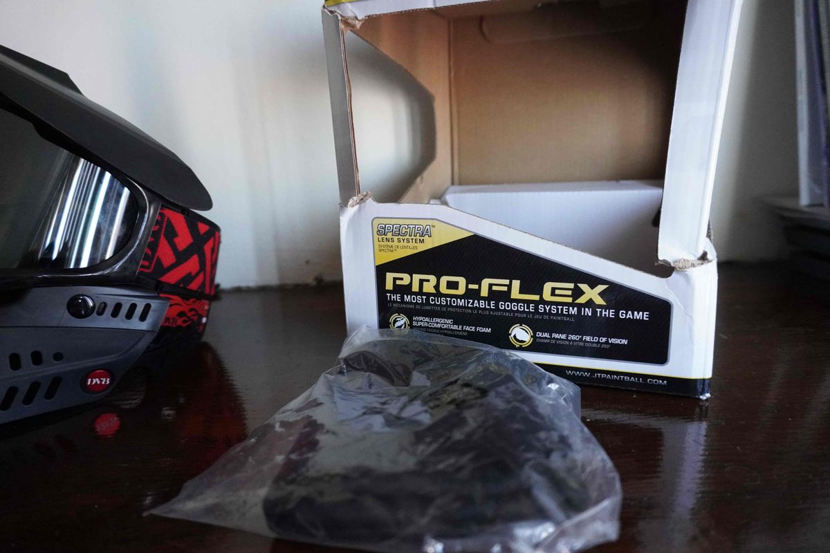 NEW JT PROFLEX DV8 PAINTBALL CUSTOM GOGGLE/MASK