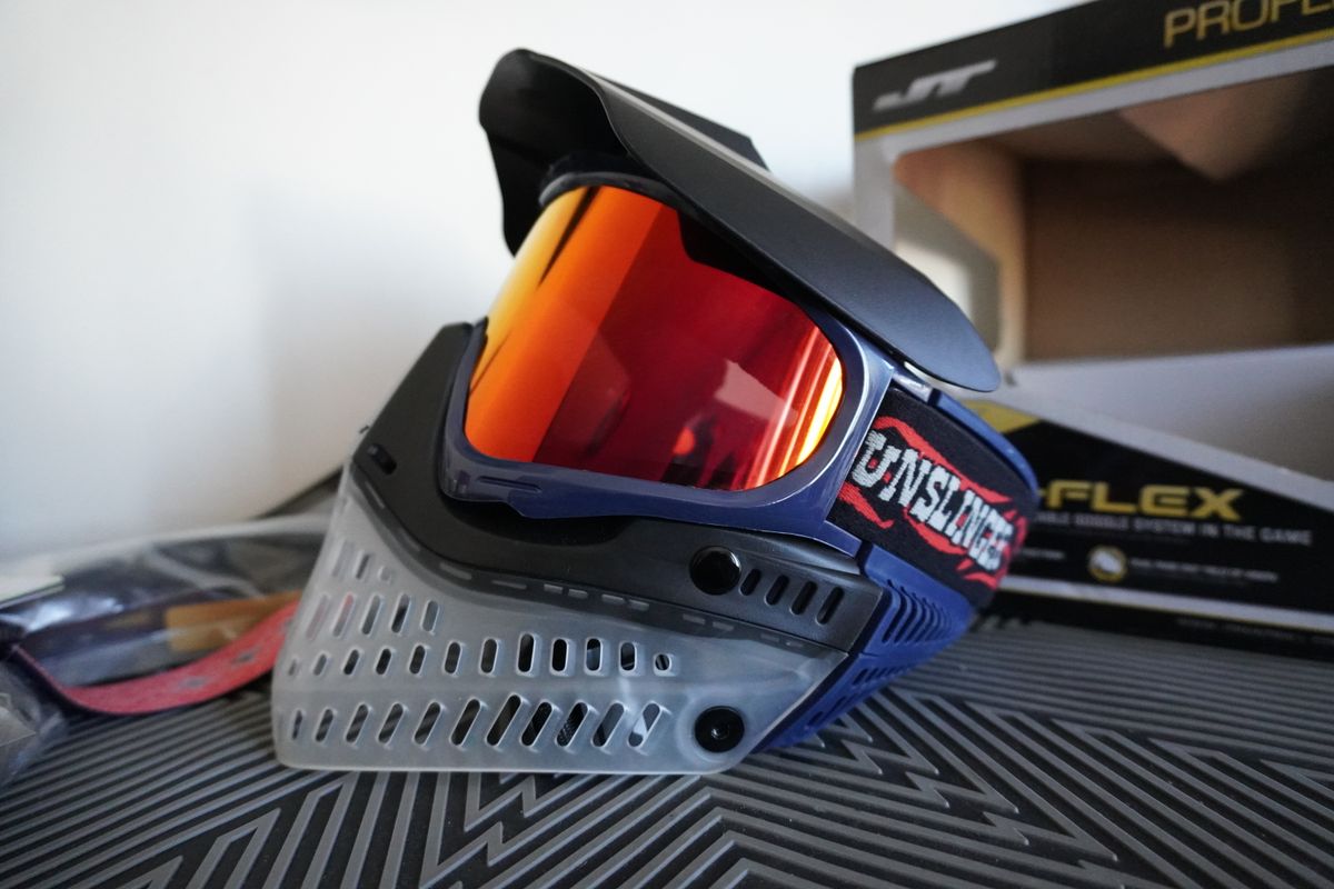 JT Proflex Custom Paintball Goggle/Mask + Extra New Foam
